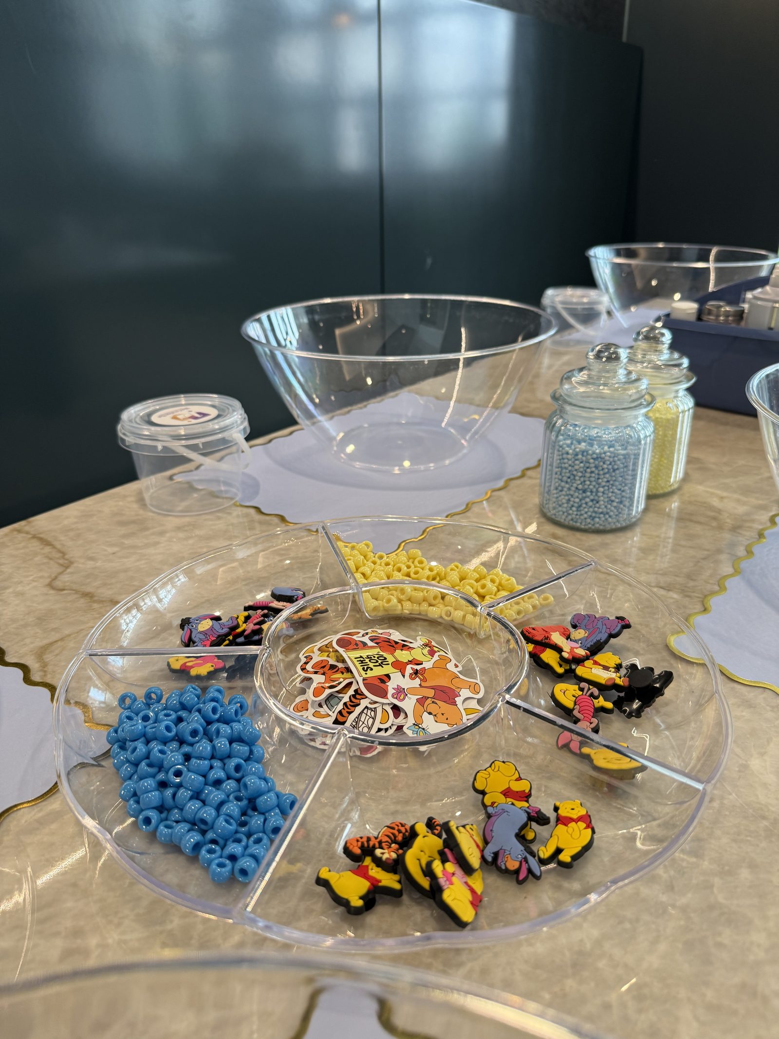 Slime bar closeup with pastel mix-ins